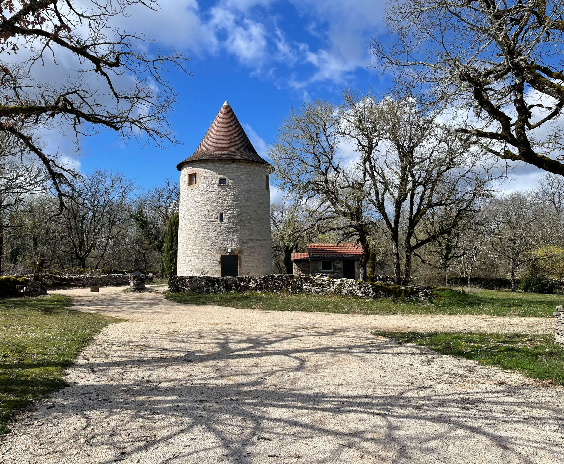 Vue du ciel Domaine de Moulin-Phare